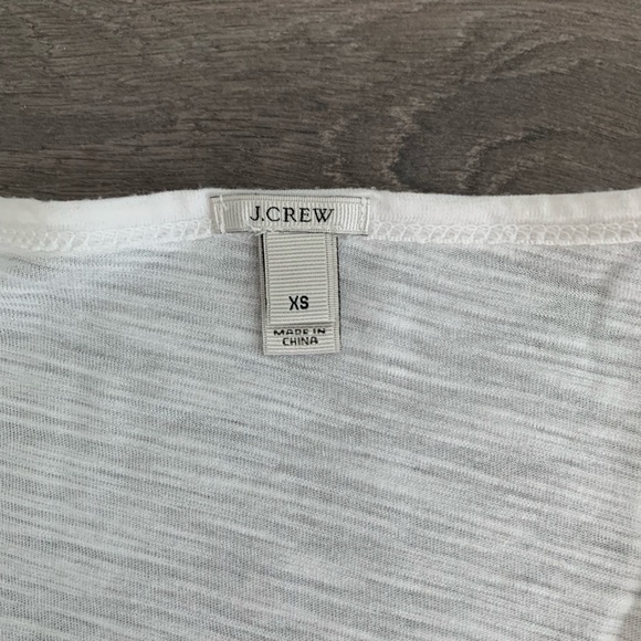 J. Crew shirt XS white tee top - Picture 4 of 5